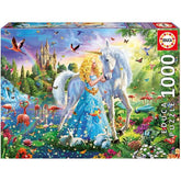 Educa The Princess and the Unicorn 1000pc Jigsaw Puzzle 17654 - Colorland Toys